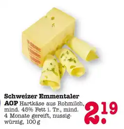 E-Center Schweizer emmentaler Angebot