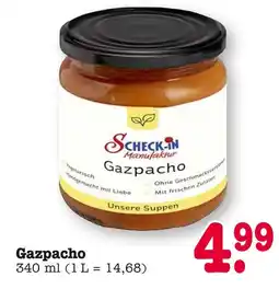 E-Center Scheck-in manufaktur gazpacho Angebot