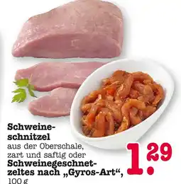 E-Center Schweineschnitzel Angebot