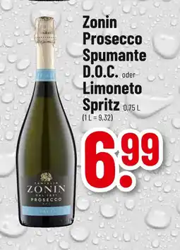 trinkgut Zonin prosecco spumante d.o.c Angebot