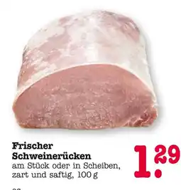 E-Center Frischer schweinerücken Angebot