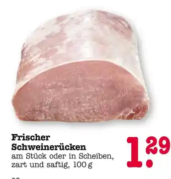 E-Center Frischer schweinerücken Angebot