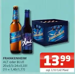 Getränke Oase Frankenheim alt oder blue Angebot