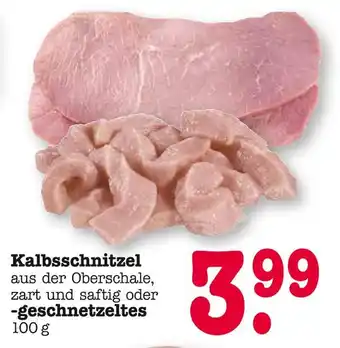 E-Center Kalbsschnitzel Angebot