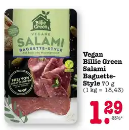 E-Center Billie green salami baguette-style Angebot