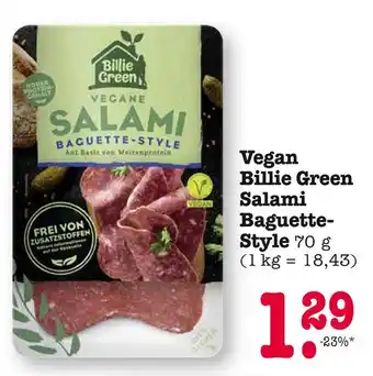 E-Center Billie green salami baguette-style Angebot