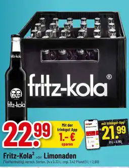 trinkgut Fritz-kola fritz-kola oder limonaden Angebot