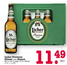 E-Center Licher premium pilsner Angebot