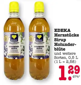 E-Center Edeka herzstücke sirup holunderblüte Angebot