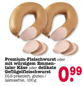 E-Center Premium-fleischwurst Angebot