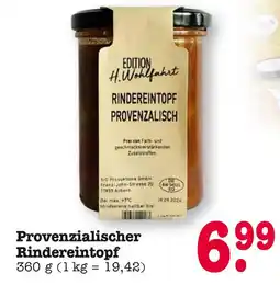 E-Center Edition h. wohlfahrt provenzialischer rindereintopf Angebot