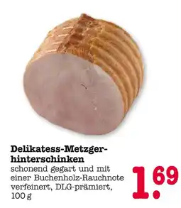 E-Center Delikatess-metzgerhinterschinken Angebot