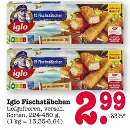 E-Center Iglo fischstäbchen Angebot