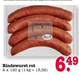 E-Center Scheck-in rindswurst rot Angebot