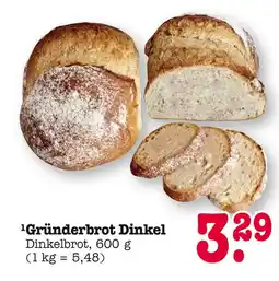 E-Center Gründerbrot dinkel Angebot