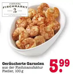 E-Center Fiedlers fischmarkt geräucherte garnelen Angebot