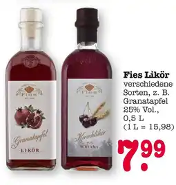 E-Center Fies granatapfel likör Angebot