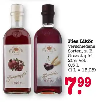 E-Center Fies granatapfel likör Angebot