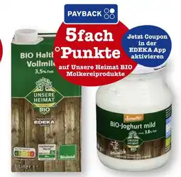 E-Center Unsere heimat bio haltbare vollmilch Angebot