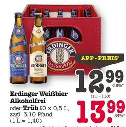 E-Center Erdinger weißbier alkoholfrei Angebot