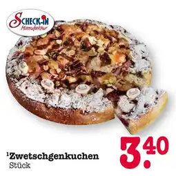E-Center Scheck-in manufaktur zwetschgenkuchen Angebot