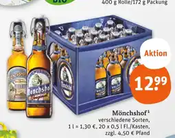 tegut Mönchshof verschiedene sorten Angebot