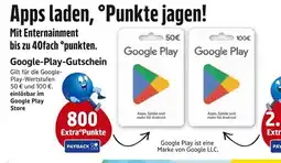 E-Center Google play gutschein 50€ Angebot