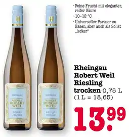 E-Center Robert weil rheingau riesling trocken Angebot