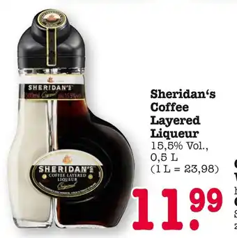 E-Center Sheridan's coffee layered liqueur Angebot