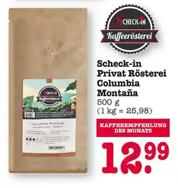E-Center Scheck-in privat rösterei columbia montaña Angebot