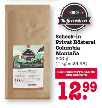 E-Center Scheck-in privat rösterei columbia montaña Angebot
