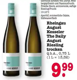 E-Center August kesseler the daily august riesling trocken Angebot