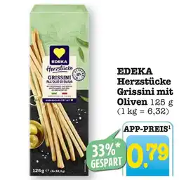 E-Center Edeka herzstücke grissini mit oliven Angebot
