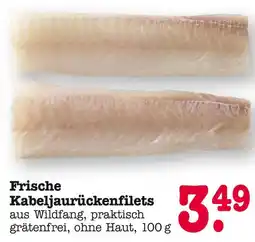 E-Center Frische kabeljaurückenfilets Angebot
