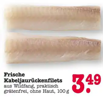 E-Center Frische kabeljaurückenfilets Angebot