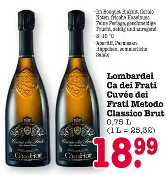 E-Center Ca dei frati cuvée dei frati metodo classico brut Angebot
