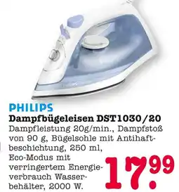 E-Center Philips dampfbügeleisen dst1030/20 Angebot