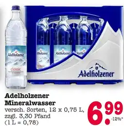 E-Center Adelholzener mineralwasser Angebot