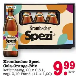 E-Center Krombacher spezi Angebot