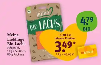 tegut Meine lieblinge bio-lachs Angebot