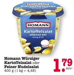 E-Center Homann würziger kartoffelsalat Angebot
