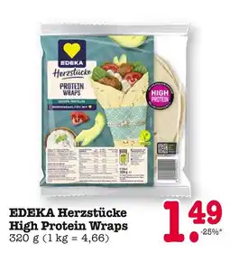 E-Center Edeka herzstücke high protein wraps Angebot