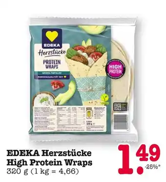 E-Center Edeka herzstücke high protein wraps Angebot
