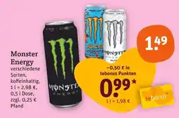 tegut Monster energy Angebot