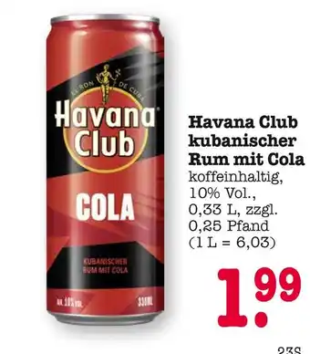 E-Center Havana club kubanischer rum mit cola Angebot