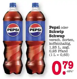 E-Center Pepsi versch. sorten, koffeinhaltig Angebot