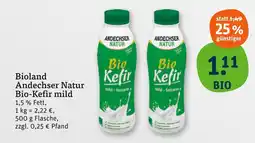 tegut Andechser natur bio-kefir mild Angebot