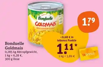 tegut Bonduelle goldmais Angebot