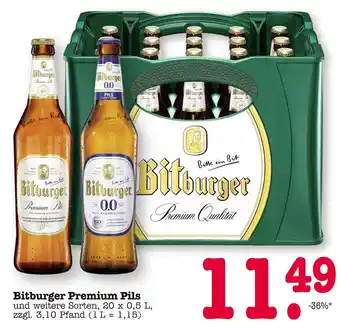 E-Center Bitburger premium pils Angebot