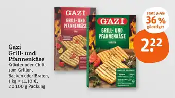 tegut Gazi grill- und pfannenkäse Angebot